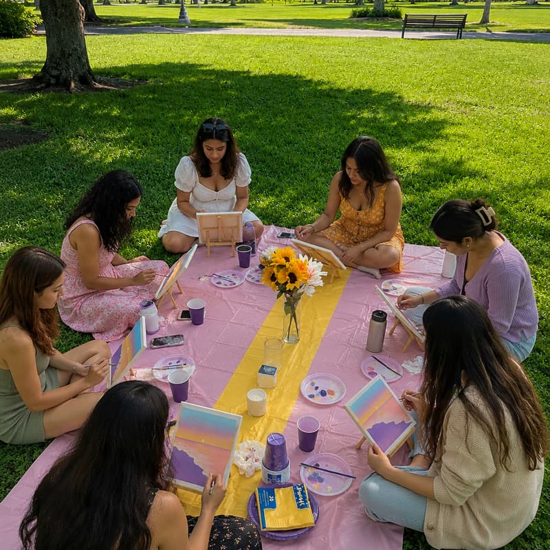 Cover Image for 🧘‍♀️ Silent Paint Picnic 🎨