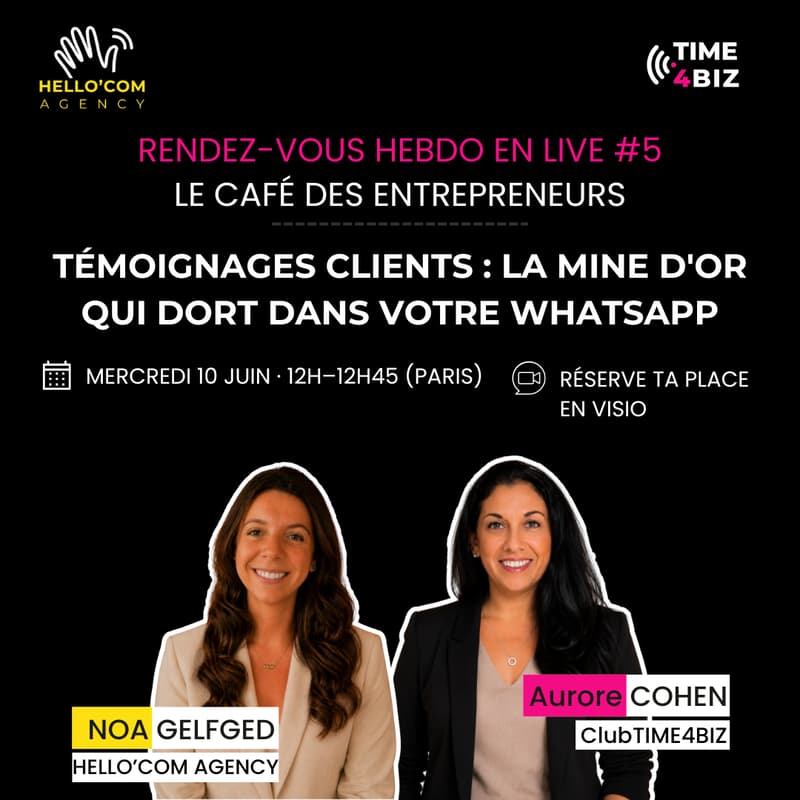 Cover Image for Témoignages clients : la mine d'orque vous n’exploitez pas dans votre WhatsApp