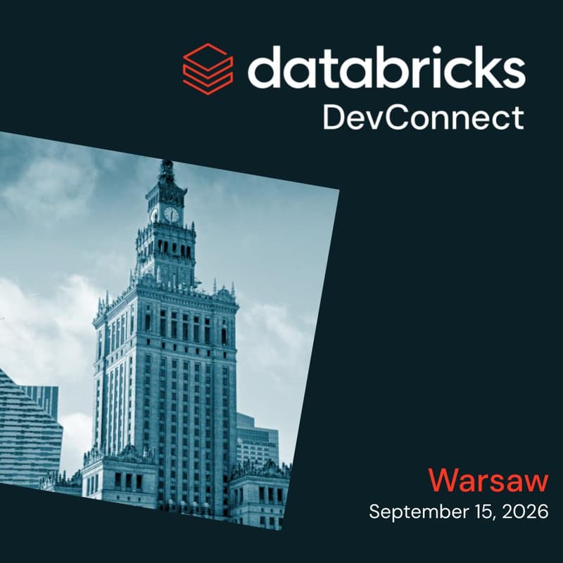 Cover Image for Databricks DevConnect | Warsaw