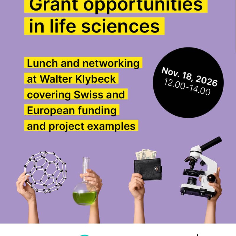 Cover Image for Lunch event about Swiss and European grant opportunities