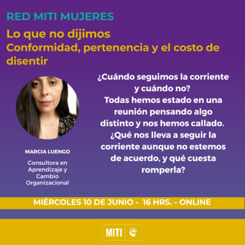 Cover Image for Lo que no dijimos. Conformidad, pertenencia y el costo de disentir
