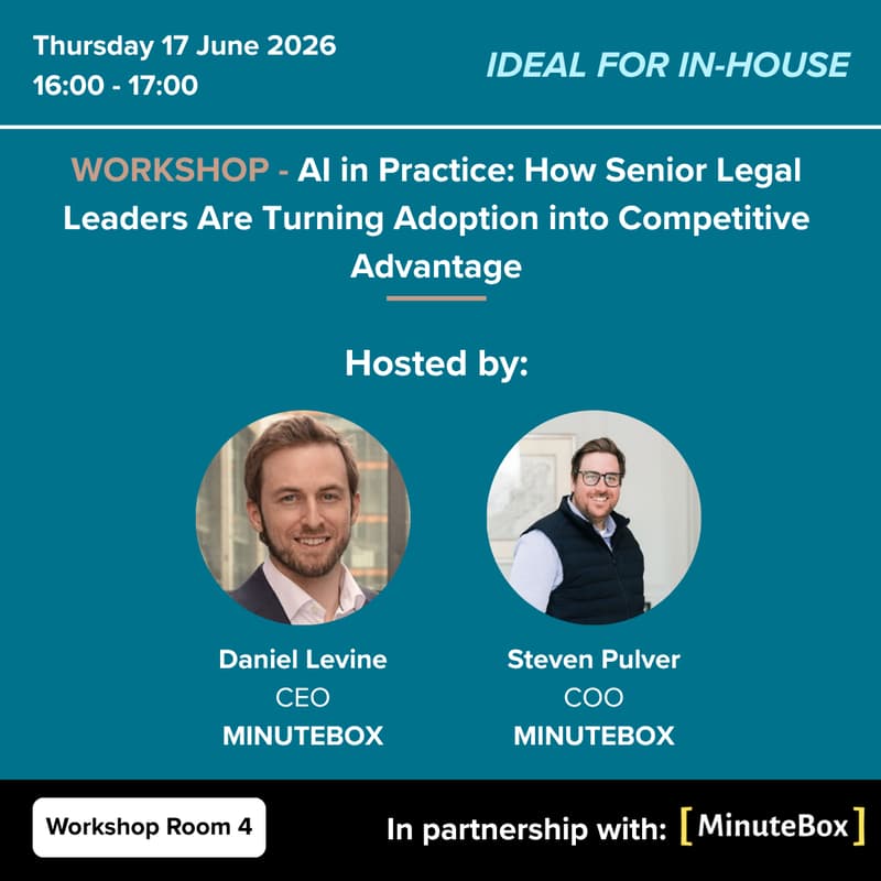 Cover Image for AI in Practice: How Senior Legal Leaders Are Turning Adoption into Competitive Advantage