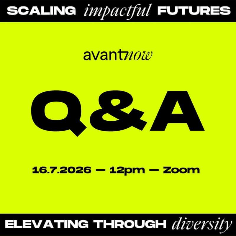 Cover Image for Q&A Session for the Avant Now Accelerator program