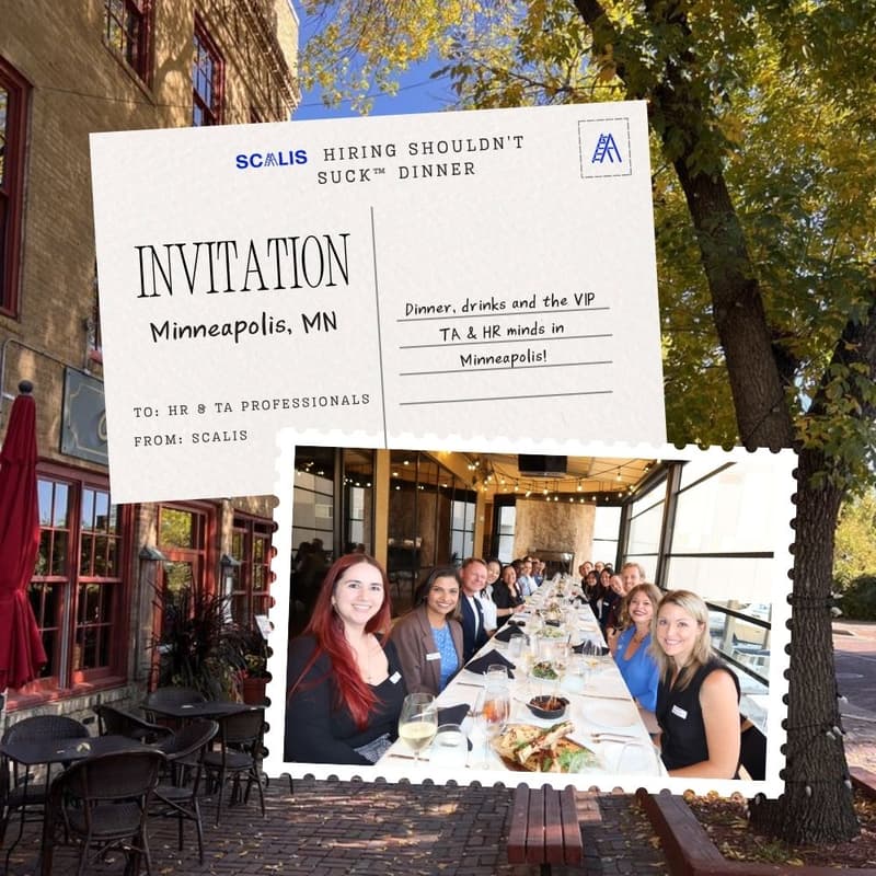 Cover Image for Hiring Shouldn't Suck™ Dinner in Partnership with Nava Benefits (Minneapolis - 9/10/26)