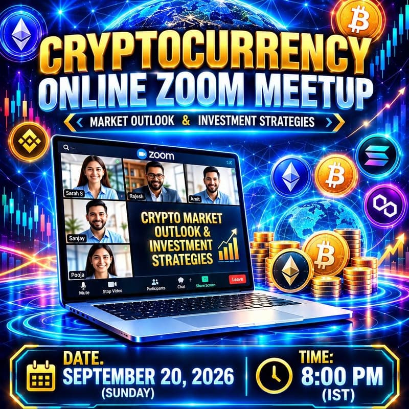 Cover Image for CRYPTO MARKET & WEB3 — Global Online Zoom Meetup