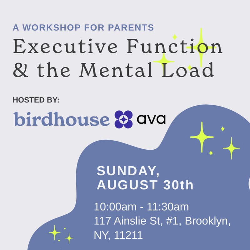 Cover Image for Understanding Executive Function: A Parent Workshop with Birdhouse & AVA