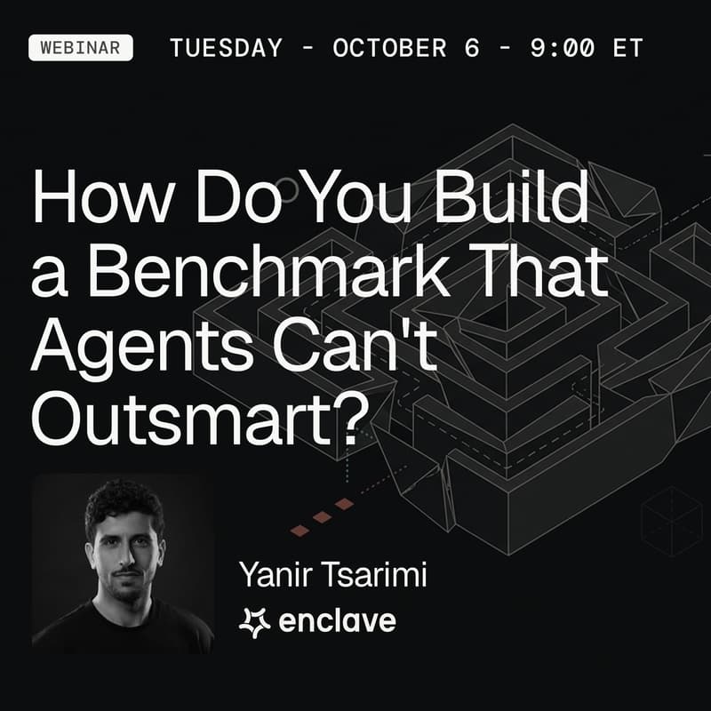 Cover Image for How Do You Build a Benchmark That Agents Can't Outsmart?