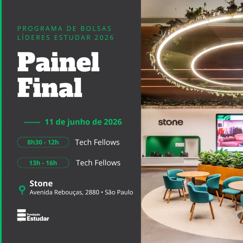 Cover Image for [11/06] Painel Final Líderes Estudar | Powered By Stone