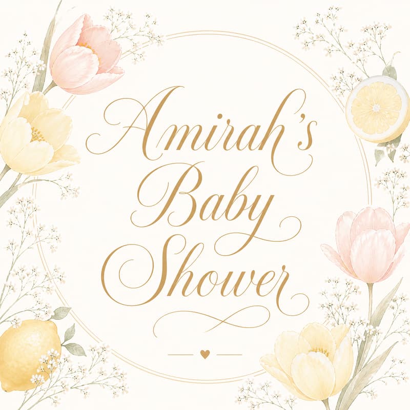 Cover Image for Amirah's Baby Shower