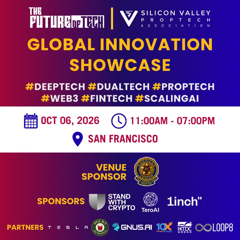 Cover Image for TFOT: Global Innovation Showcase: Deep Tech, Dual Tech, FinTech, Web3, Global Expansion and Scaling at SF War Memorial