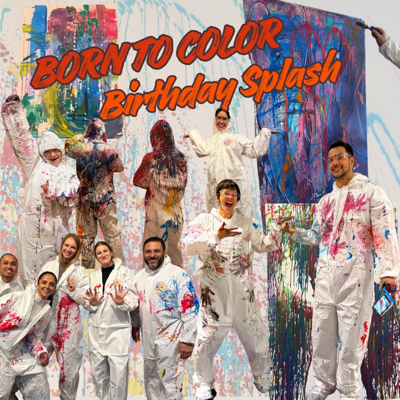 Cover Image for Sip, Splash & Celebrate! Born To Color Turns ONE!
