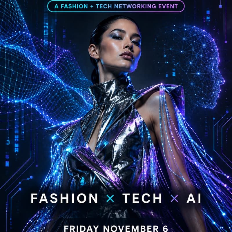 Cover Image for TORONTO FASHION INDUSTRY PRESENTS: WHEN FASHION MEETS TECH & AI FREE NETWORKING MIXER