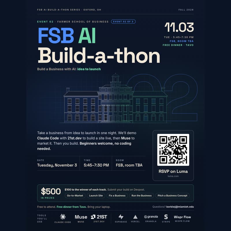 Cover Image for FSB AI Build-a-thon Series (Event 02)