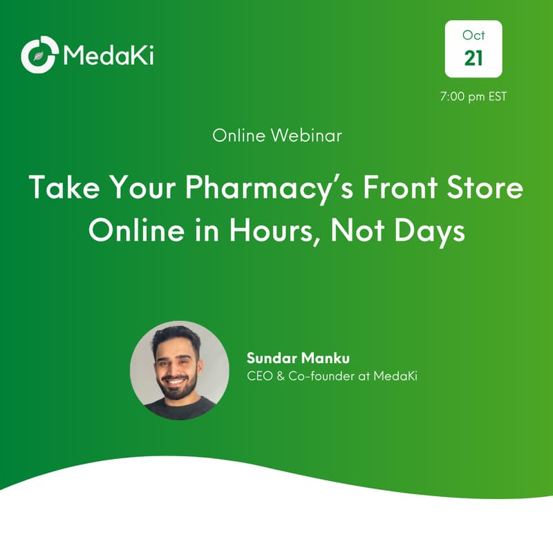 Cover Image for Take Your Pharmacy’s Front Store Online in Hours, Not Days