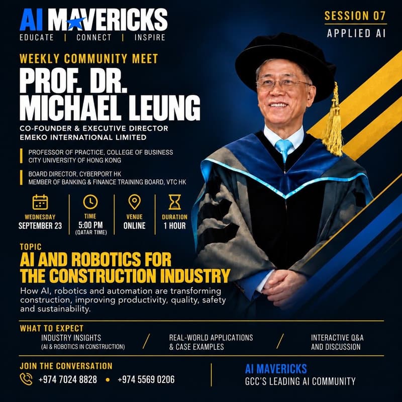Cover Image for AI & ROBOTICS FOR CONSTRUCTION INDUSTRY