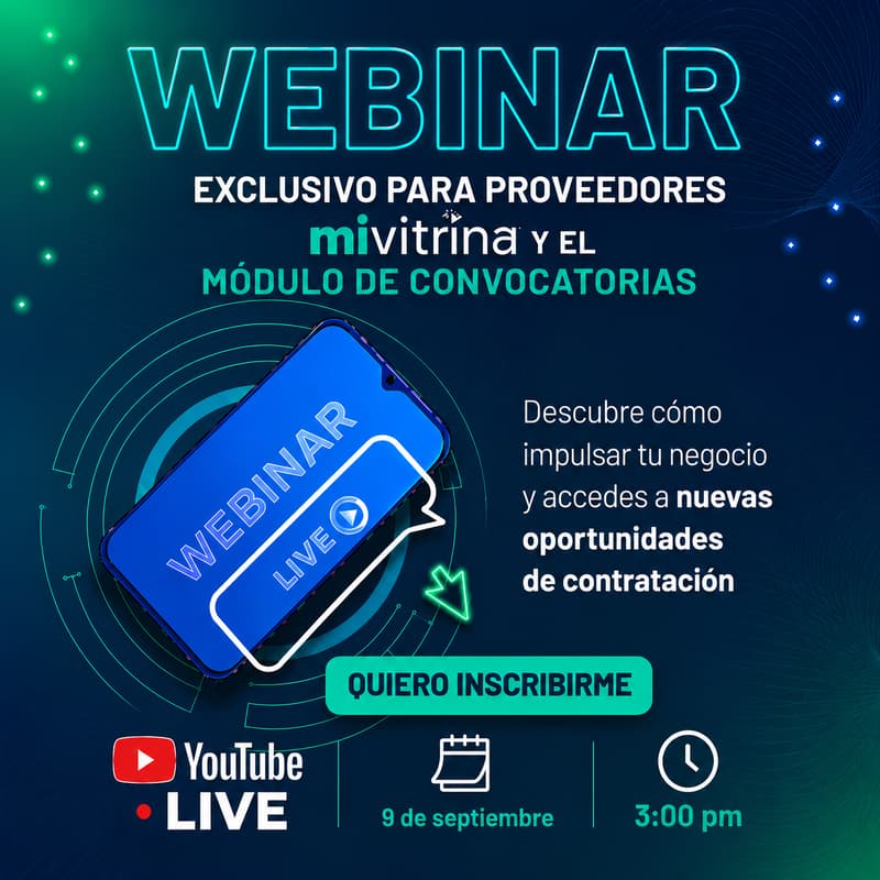 Cover Image for [Webinar] Mi Vitrina | Módulo convocatorias