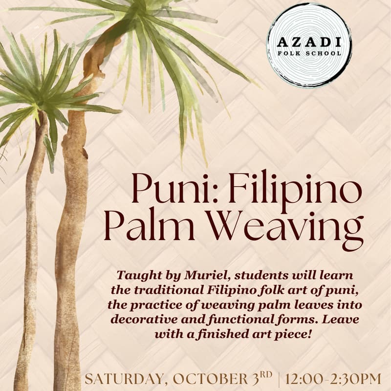 Cover Image for Puni: Filipino Palm Weaving