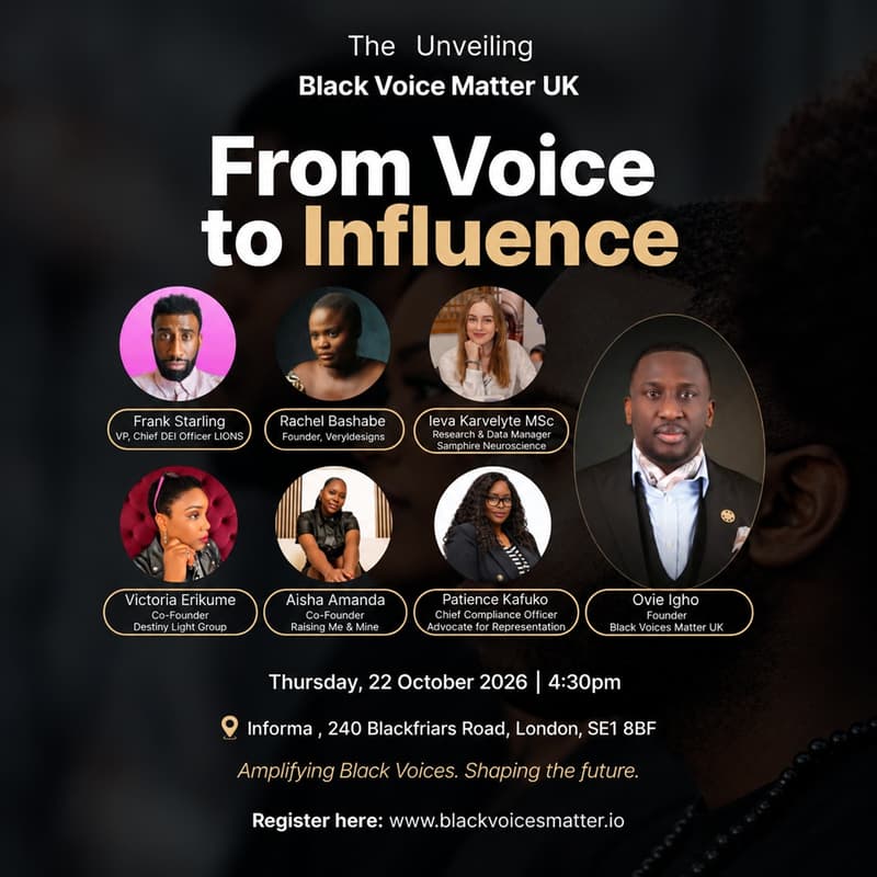 Cover Image for The Unveiling | Black Voices Matter UK.