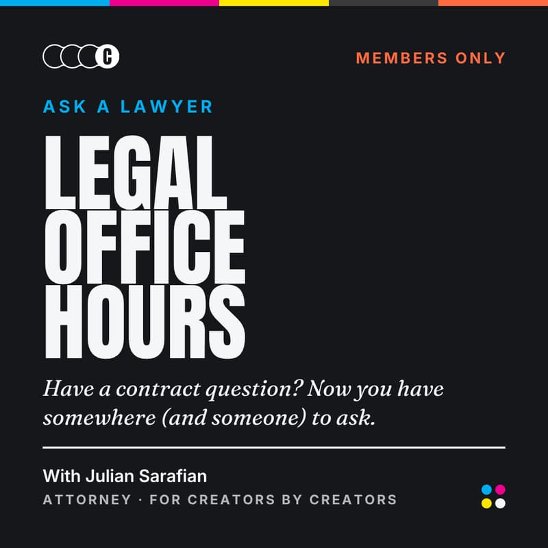Cover Image for Legal Office Hours with Julian Sarafian