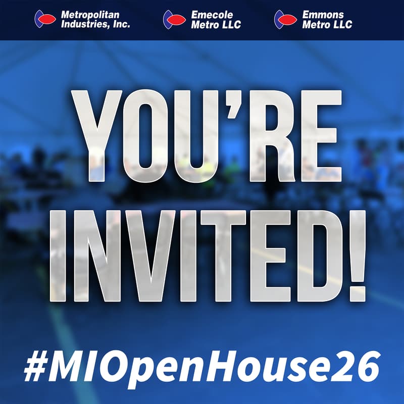 Cover Image for Open House – Metropolitan Industries • Emecole • Emmons