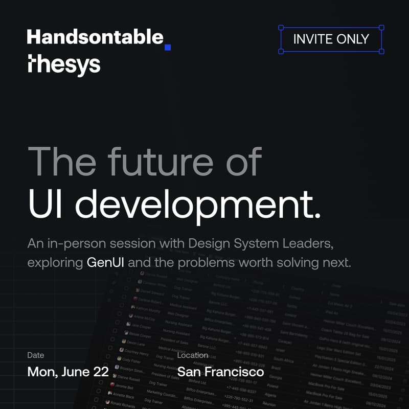 Cover Image for Generative UI Discussion & Dinner
