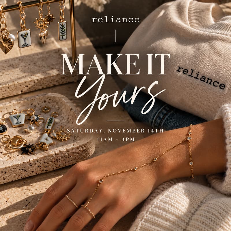 Cover Image for Make It Yours | A Reliance Customization Event