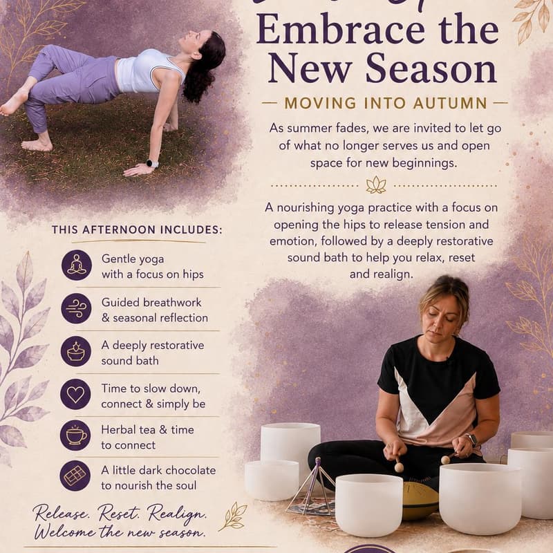 Cover Image for 🍂 Afternoon Retreat: Let Go & Embrace the New Season 🍂