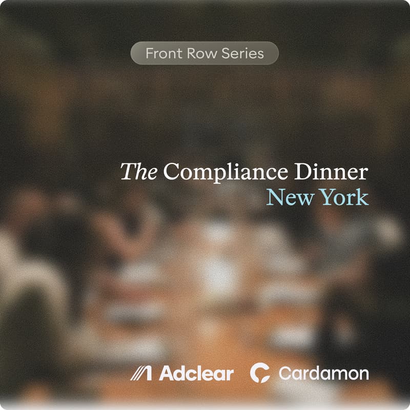 Cover Image for Front Row - Compliance Leaders Dinner