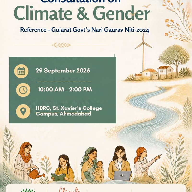 Cover Image for Consultation on Climate & Gender| Ahmedabad | <Climate Week India 2026>