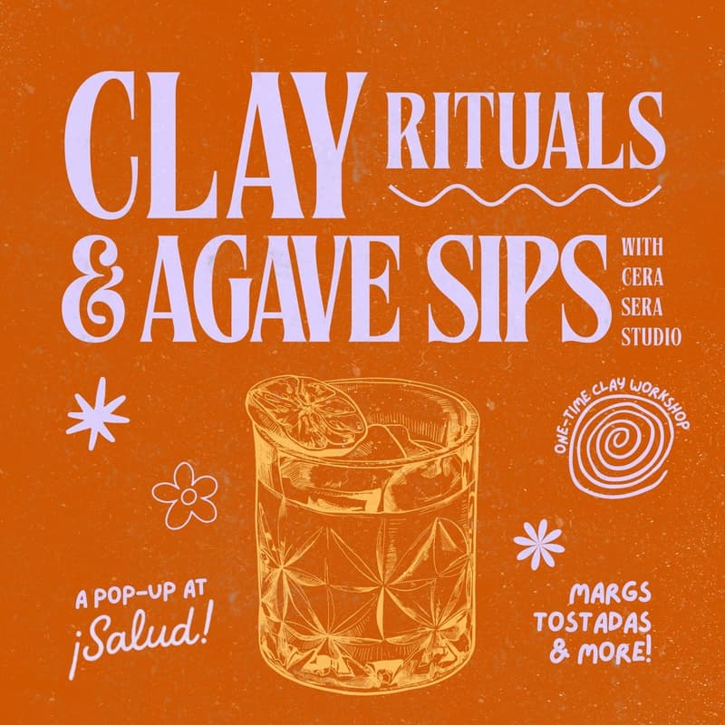 Cover Image for Clay Rituals & Agave Sips at Salud