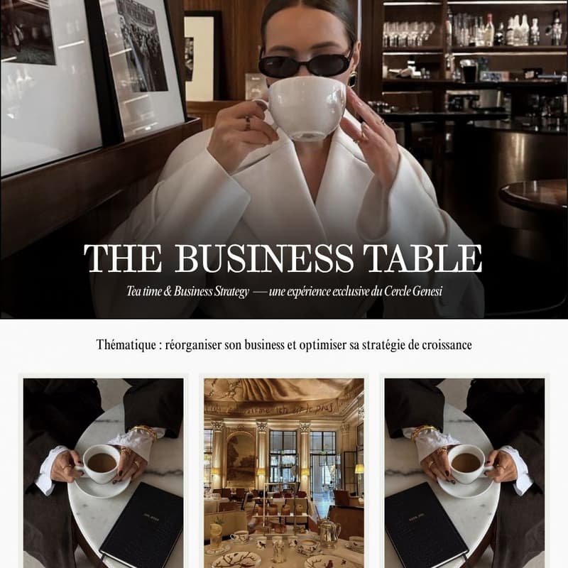 Cover Image for #2 THE BUSINESS TABLE : Tea time & Business Strategy