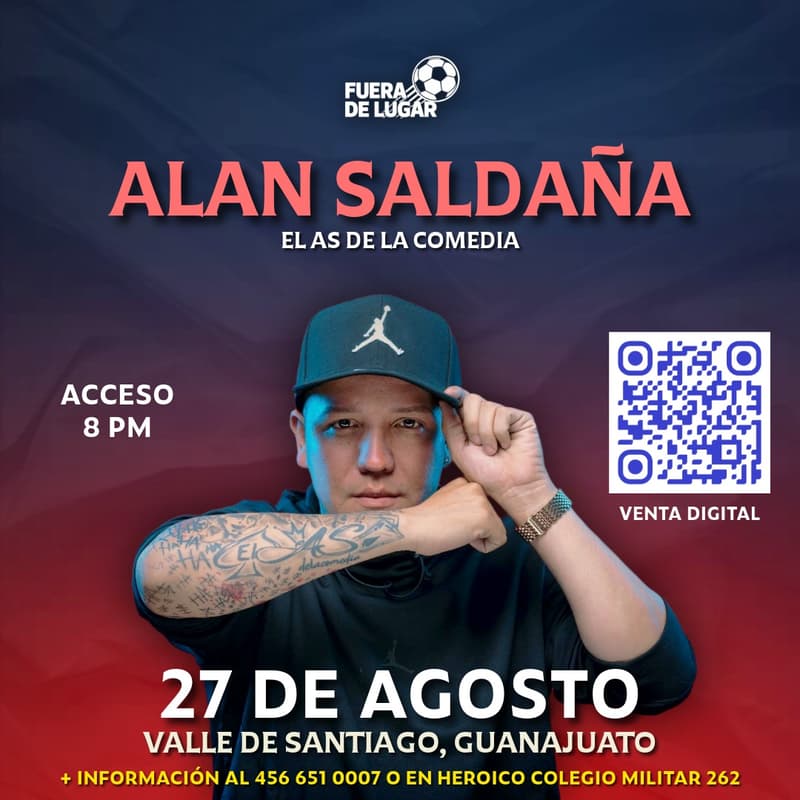 Cover Image for ALAN SALDAÑA: EL AS DE LA COMEDIA