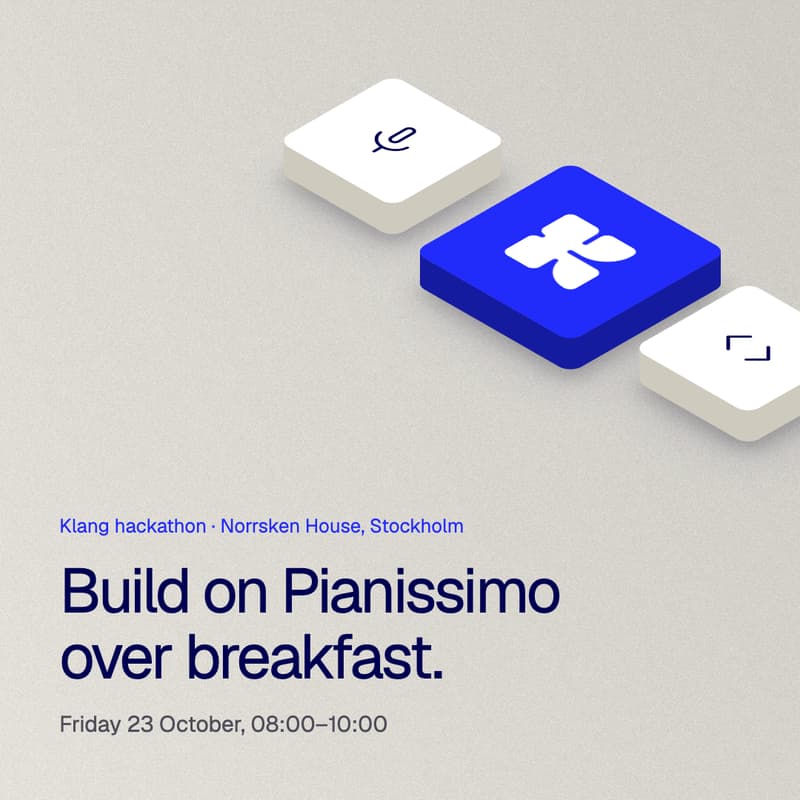 Cover Image for Klang Hackathon: Build on Pianissimo