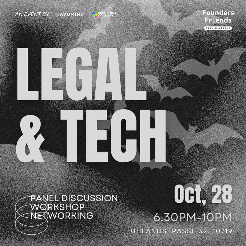 Cover Image for Founders & Friends Berlin Meetup - Legal & Tech
