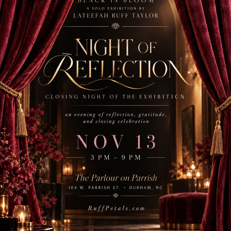 Cover Image for Black Is Bloom: Night Of Reflection