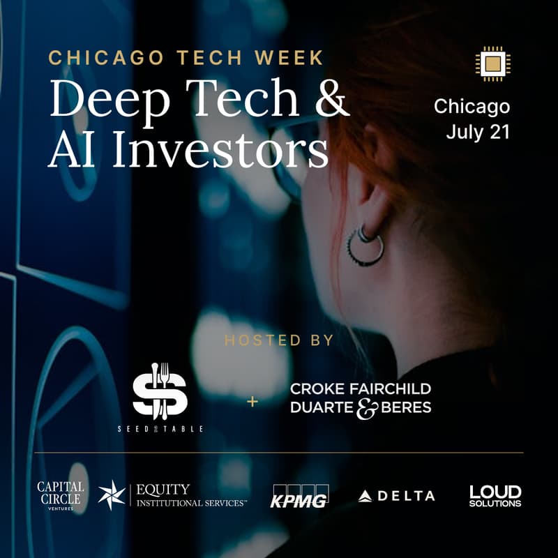 Cover Image for Seed2Table – Pitch+Dinner for Deep Tech & AI Investors