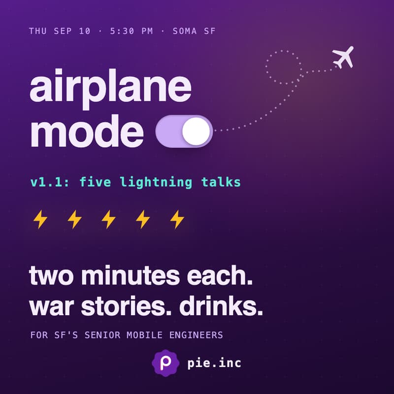 Cover Image for airplane mode v1.1 · for mobile devs