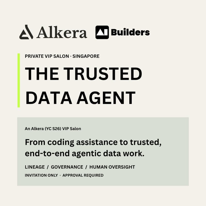 Cover Image for The Trusted Data Agent: An Alkera (YC S26) VIP Salon