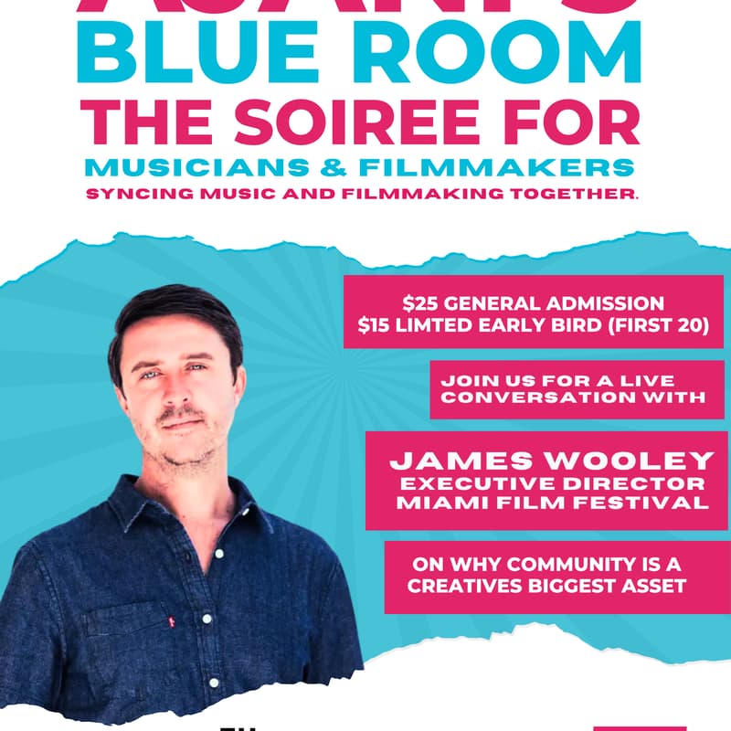 Cover Image for Ajani's Blue Room: The Soiree That Syncs Music And Filmmaking Together (At Vision 13 Studios)