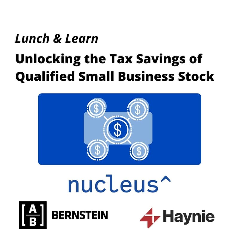 Cover Image for Unlocking the Tax Savings of Qualified Small Business Stock