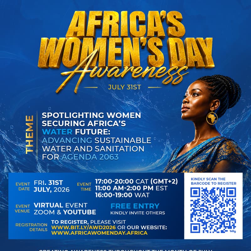 Cover Image for Africa's Women's Day Awareness 2026 | Spotlighting Women Securing Africa’s Water Future
