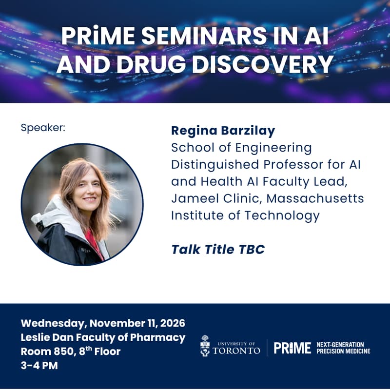 Cover Image for PRiME Seminars in AI and Drug Discovery