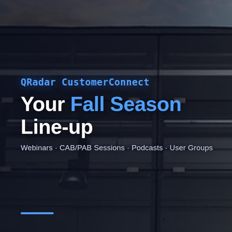 Cover Image for IBM QRadar Customer Connect: Demo QRadar Apps