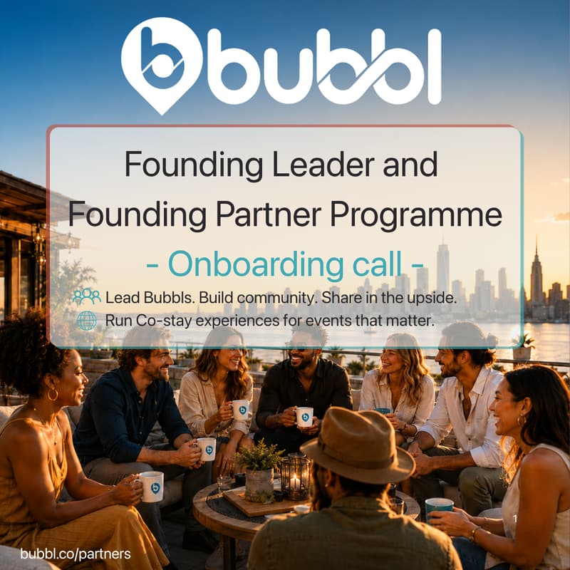 Cover Image for Bubbl Leaders and Partner Onboarding Session