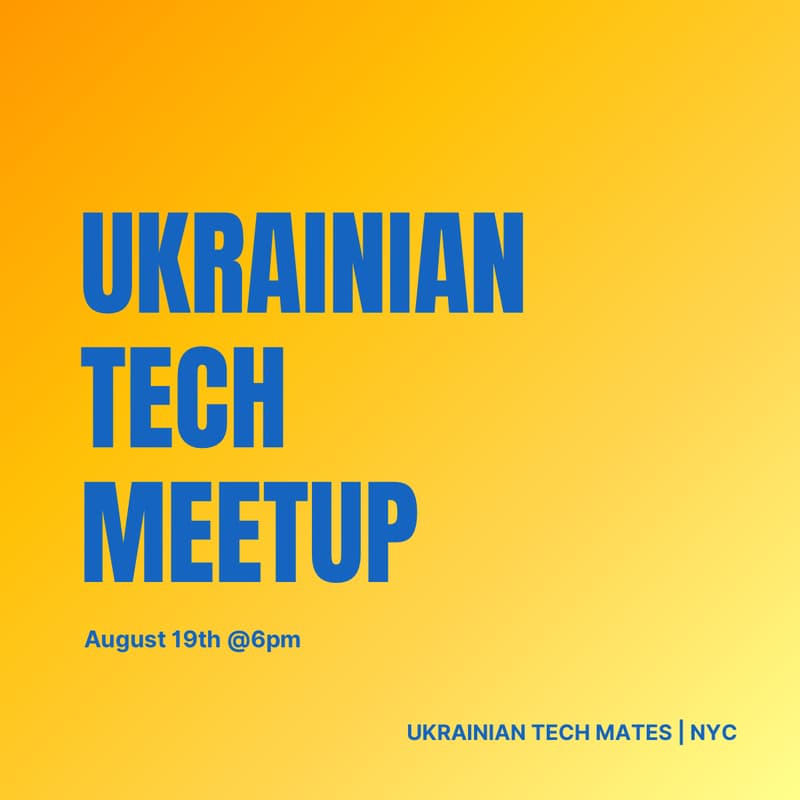 Cover Image for Ukrainian Tech Meetup v.19