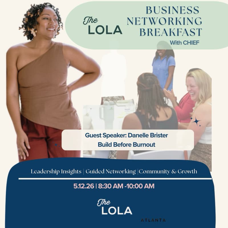 Cover Image for Business Networking Breakfast at The Lola x CHIEF