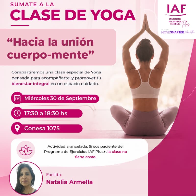 Cover Image for Ciclo de clases de Yoga: Hacia la unión cuerpo-mente