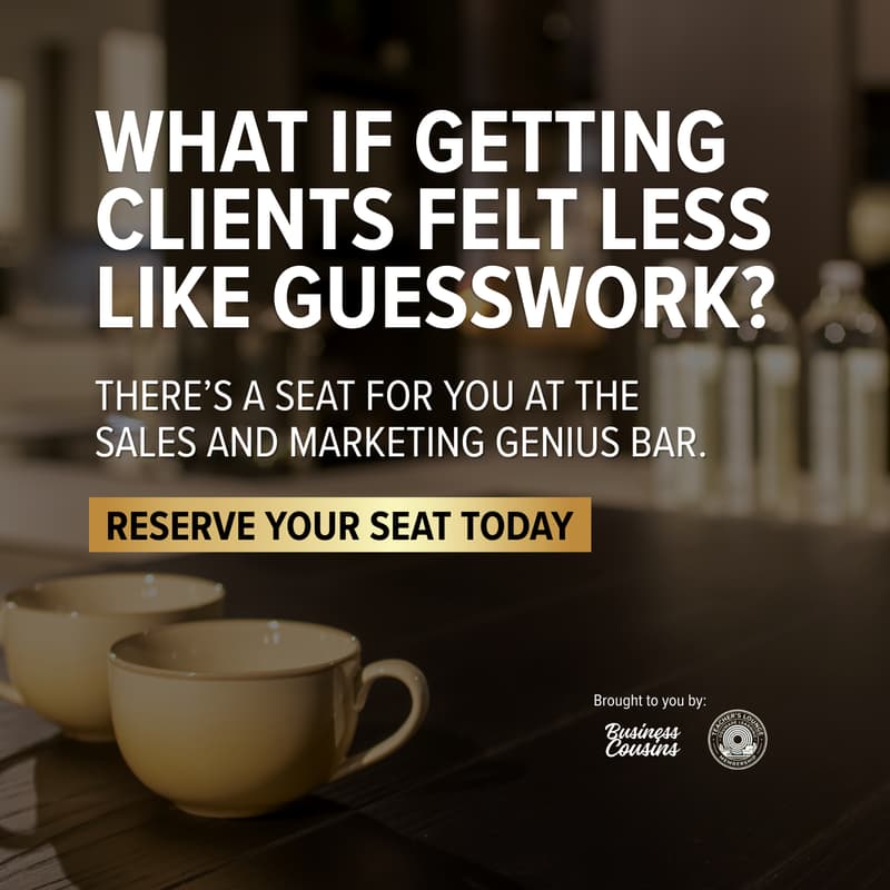 Cover Image for Sales & Marketing Genius Bar