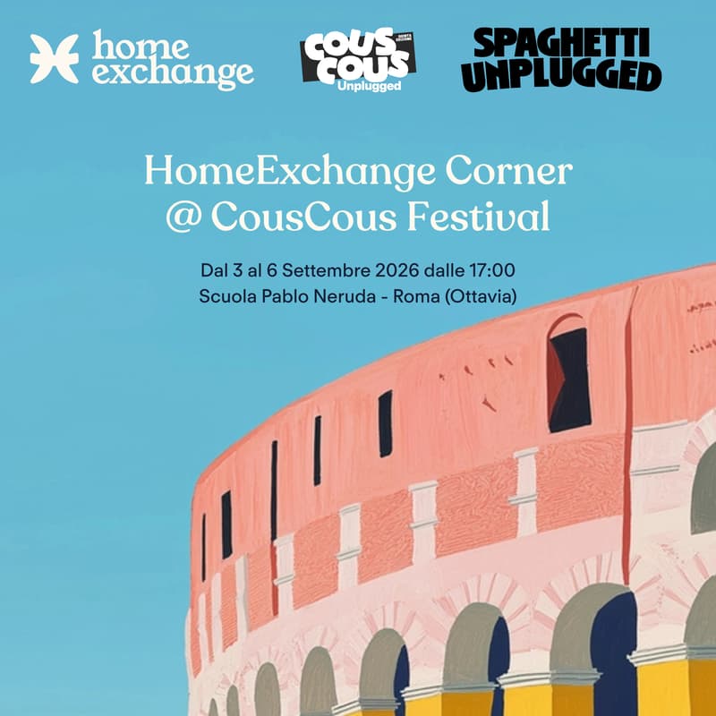 Cover Image for HomeExchange Corner @ CousCous Festival - Roma
