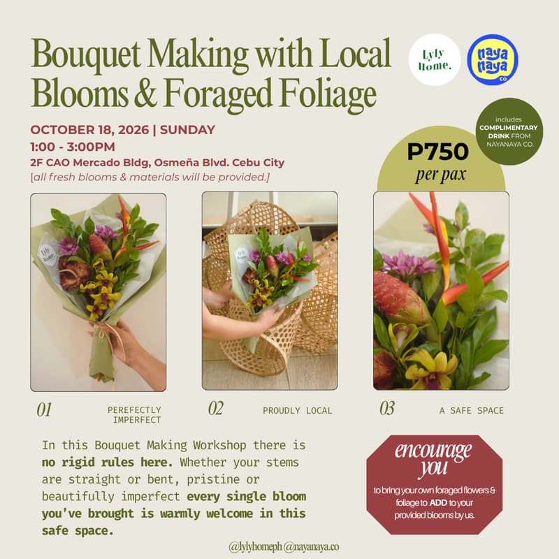Cover Image for Bouquet Making with Local Blooms & Foraged Foliage